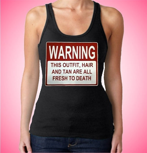 Warning This Outfit Tank Top W 322 - Shore Store 