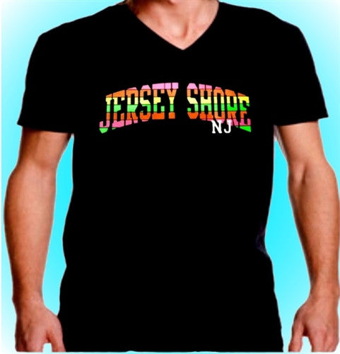 Jersey Shore Neon Arch V-Neck 461 - Shore Store 
