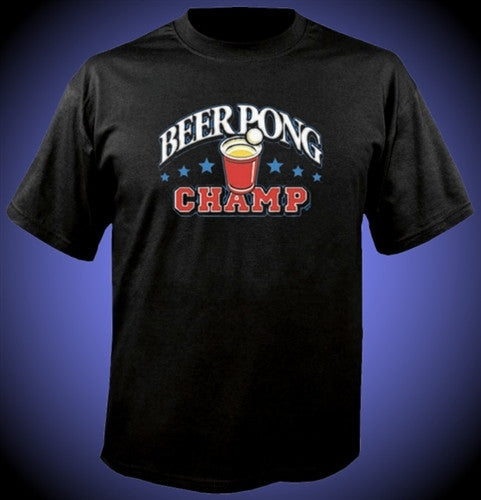 Beer pong Champ T-Shirt 481 - Shore Store 
