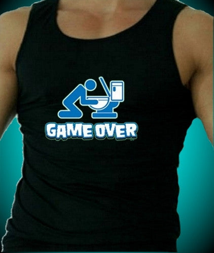 Game Over Toilet Tank Top M 487 - Shore Store 