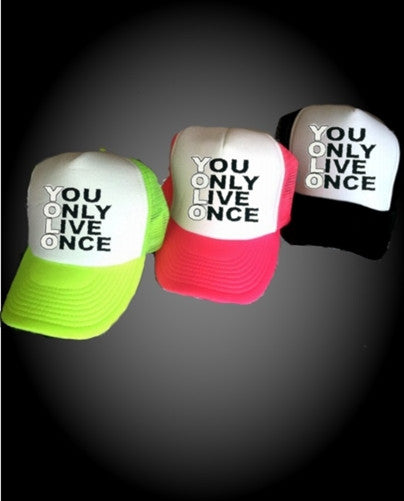 You Only Live Once Hat H8 - Shore Store 