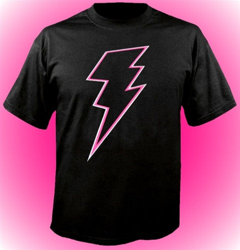 Pink Lightning Bolt  T-Shirt 547 - Shore Store 