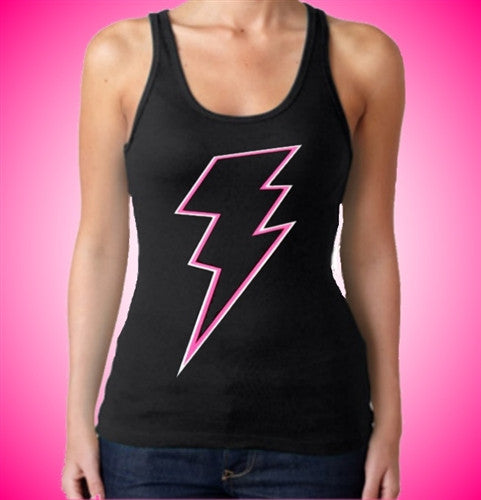 Pink Lightning Bolt Tank Top W 547 - Shore Store 