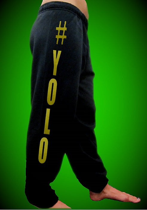 #YOLO You Only Live Once Sweatpants (leg) 569 - Shore Store 