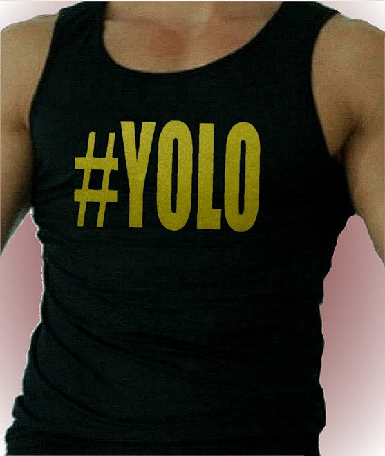 #YOLO You Only Live Once Tank Top M 569 - Shore Store 