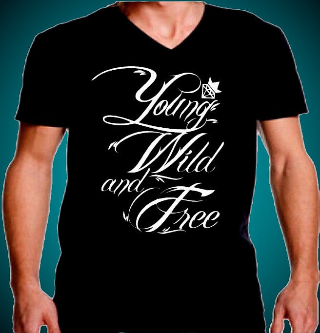 Young Wild And Free V-Neck 580 - Shore Store 